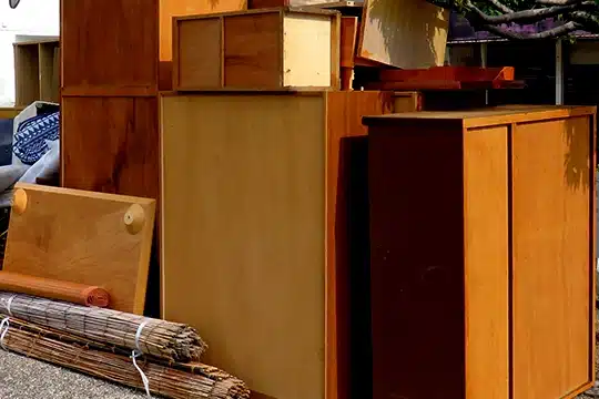 大型住宅の搬出も