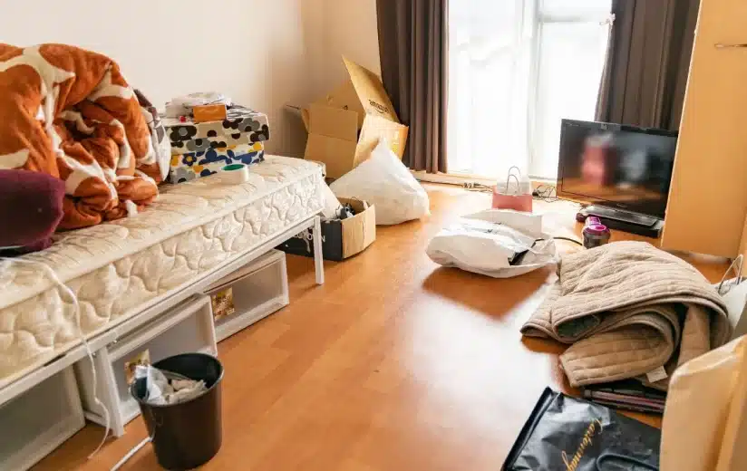 お部屋のちょっとしたお片付け