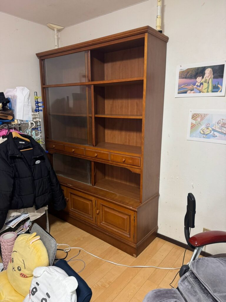 多治見市で買い替えにともなう不用品回収｜冷蔵庫・食器棚をまとめてお引取り